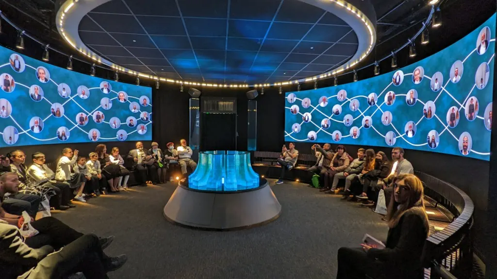LED screen at an event