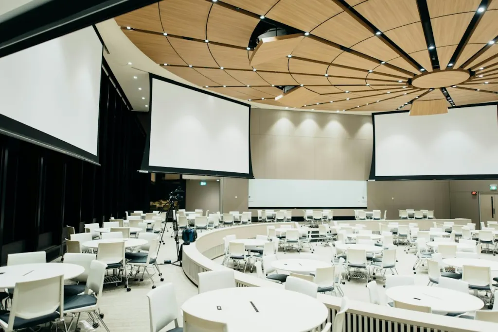LED screen at an event