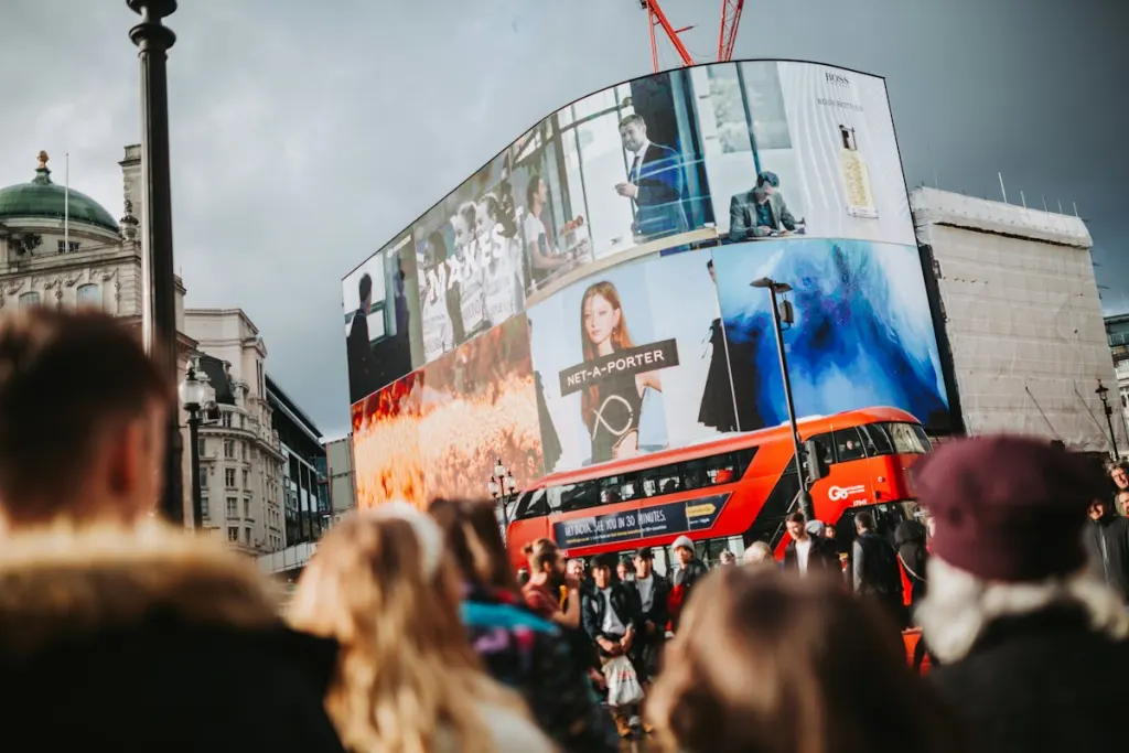 LED screen at an event
