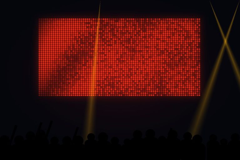 LED Express AV event setup — LED screen, sound and lighting 5